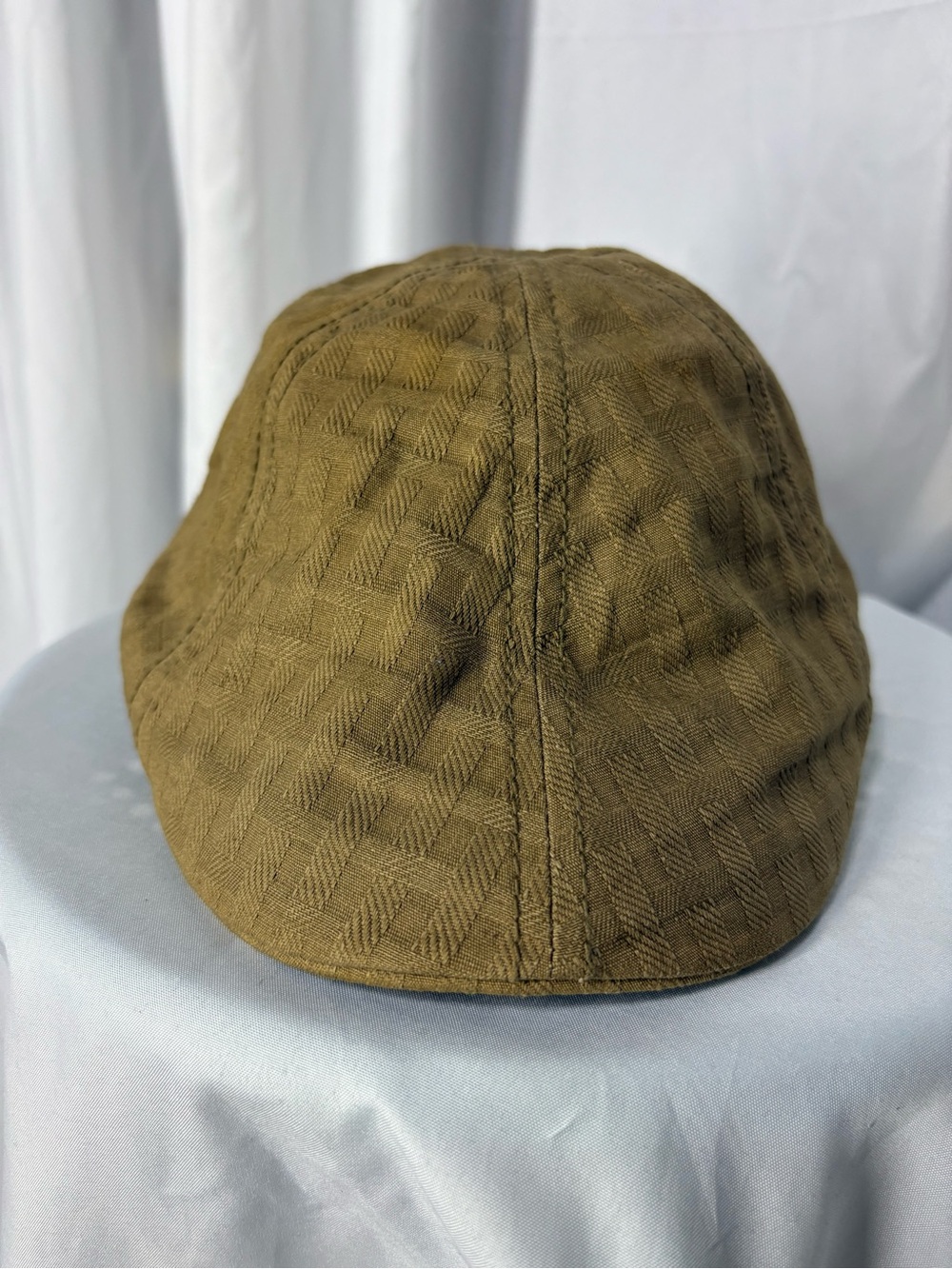 Lids Lids Men's Solid Brown Flat Cap Hat Size L/XL Casual Everyday Style